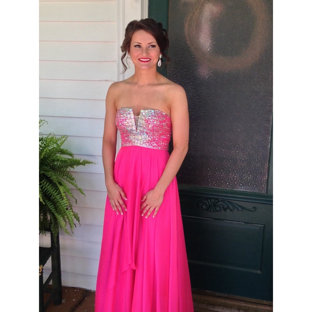 Hot Pink Prom Dress